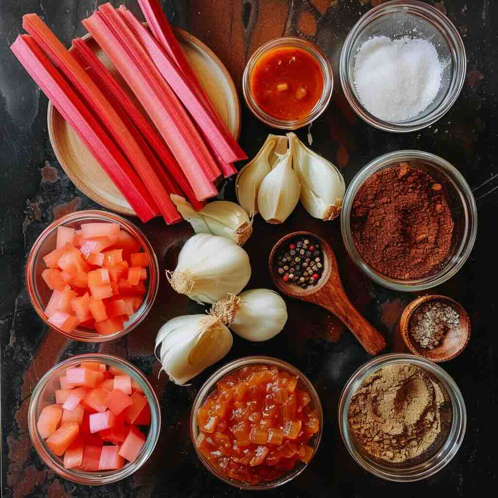 Rhubarb BBQ Sauce recipe