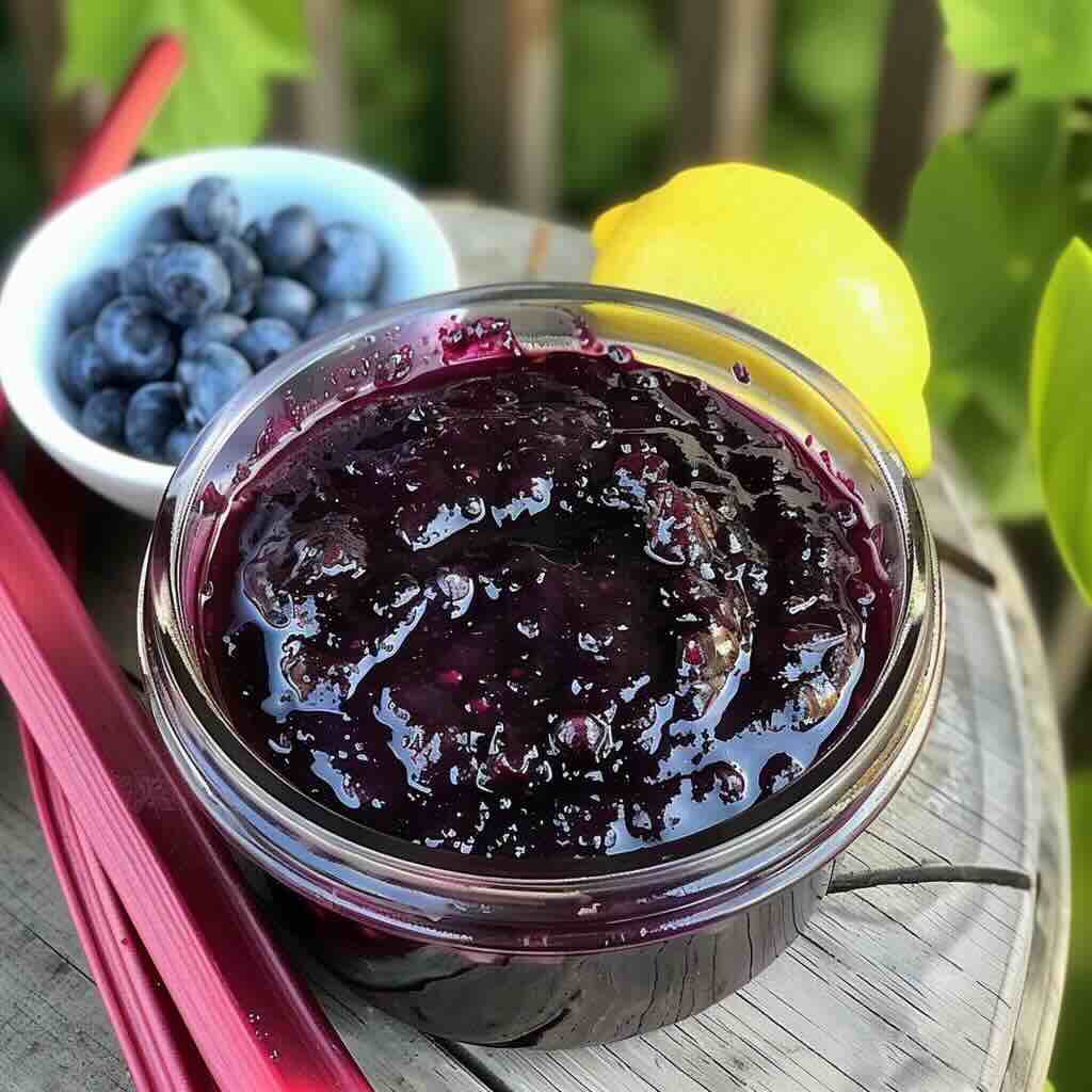 Blueberry Rhubarb Jam recipe