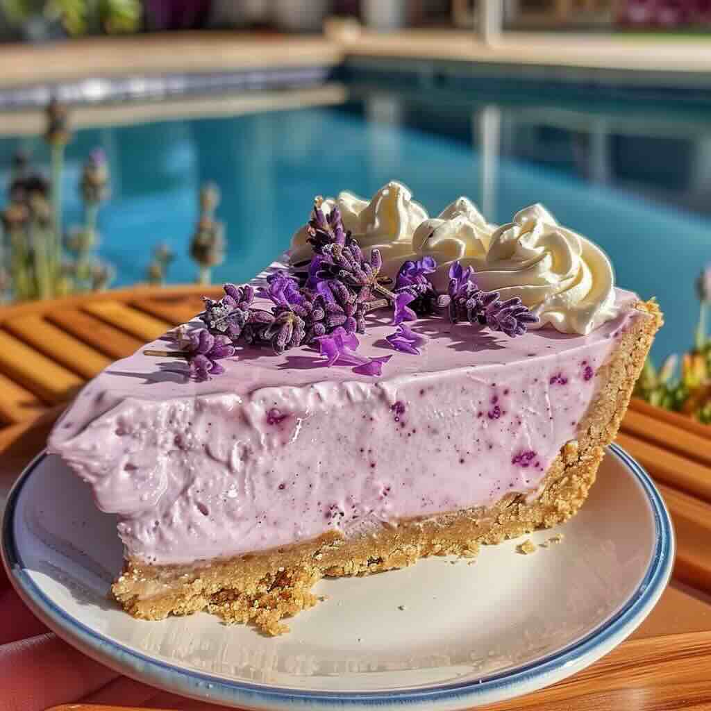 Honey Lavender Cheesecake