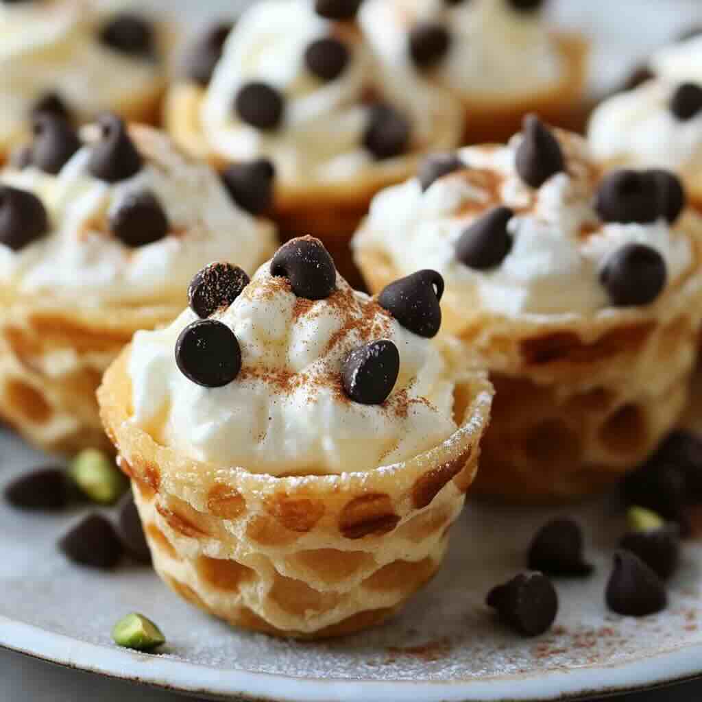 Mini Cannoli Cups recipe