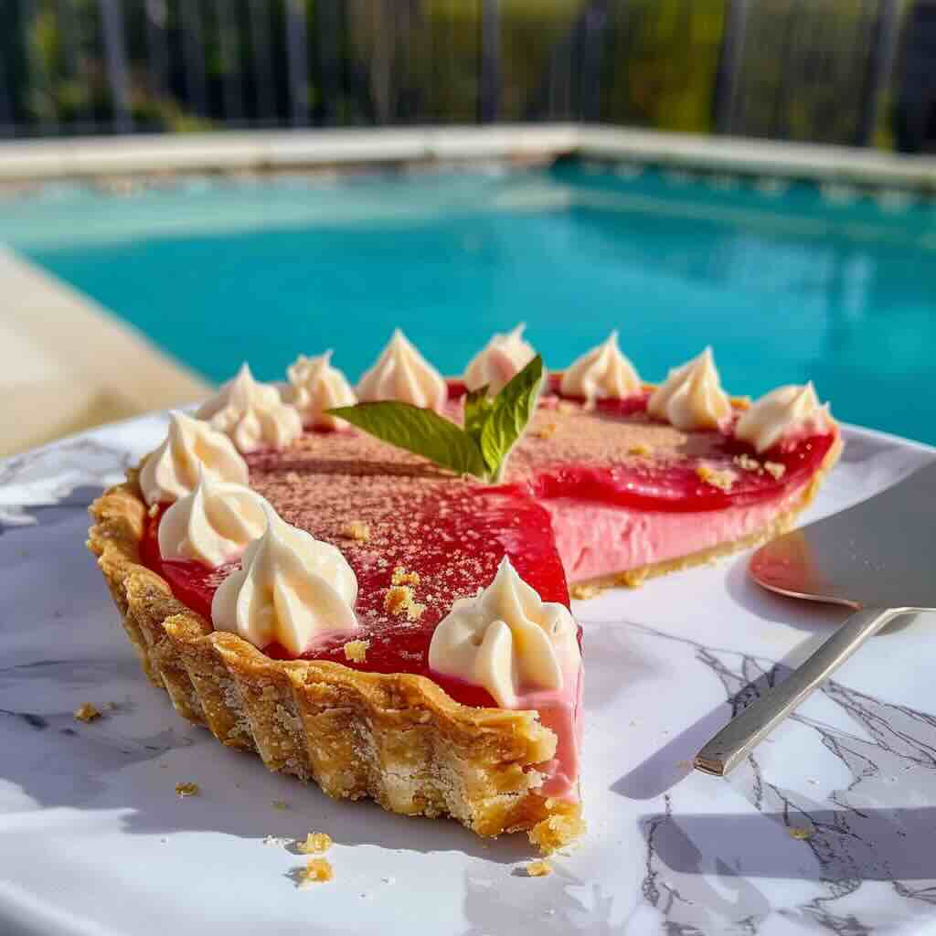 Rhubarb Cream Tart