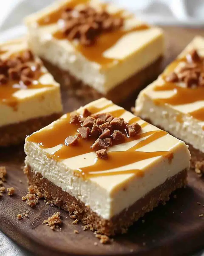 Butterscotch Cheesecake Bars