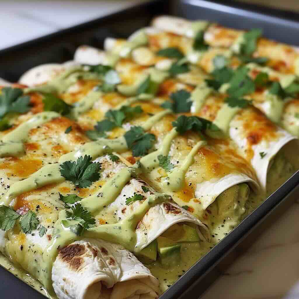 Chicken and Avocado Enchiladas