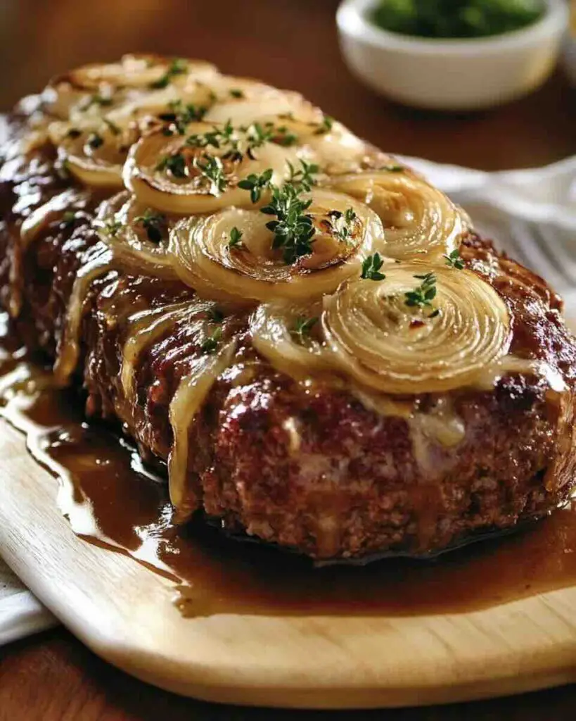 French Onion Meatloaf