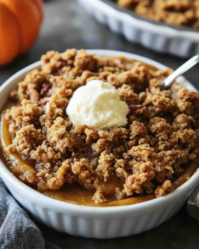 Pumpkin Pie Crisp