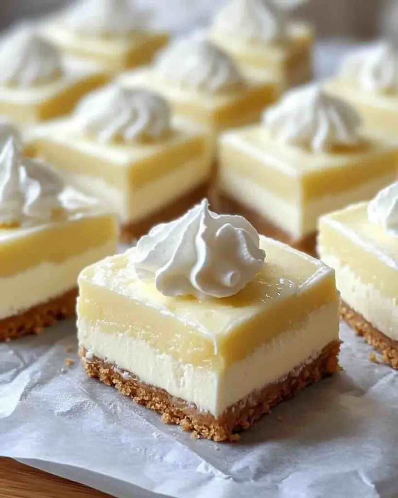 Vanilla Custard Cream Squares